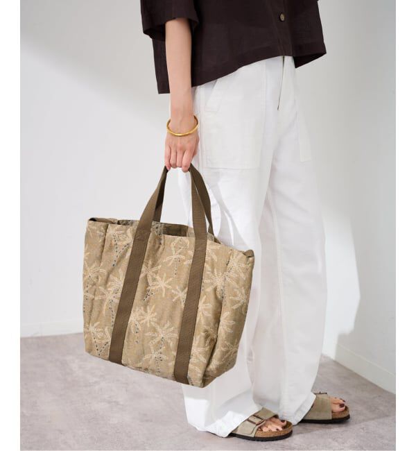 FRAMeWORK「PAYDAY /ペイデイ 別注JACQUARD PALMTREE TOTE ポーチ」|トートバッグ|