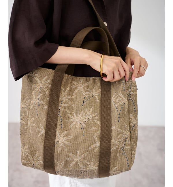FRAMeWORK「PAYDAY /ペイデイ 別注JACQUARD PALMTREE TOTE ポーチ」|トートバッグ|