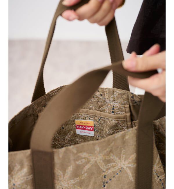 FRAMeWORK「PAYDAY /ペイデイ 別注JACQUARD PALMTREE TOTE ポーチ」|トートバッグ|