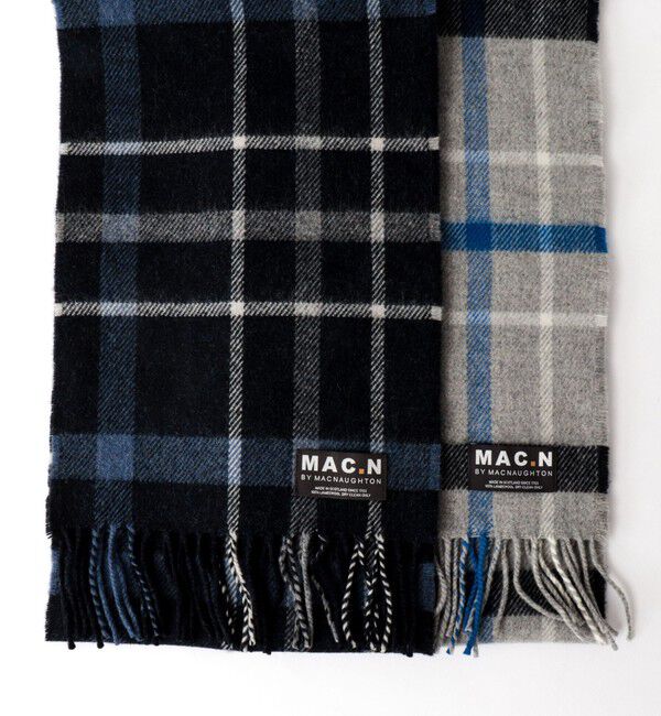 NOLLEY'S goodman「【MAC.N/マックエヌ】Lambswool Inchfad Scarf 25」|ストール|