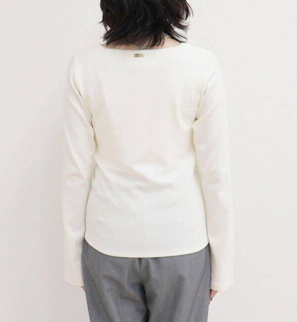 fredy emue「スクエアネックフレアスリーブカットソー」|Tシャツ・カットソー|
