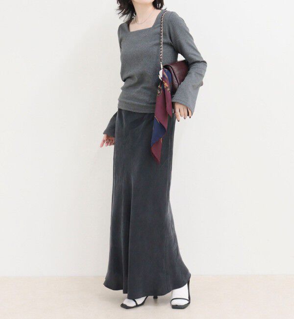 fredy emue「スクエアネックフレアスリーブカットソー」|Tシャツ・カットソー|