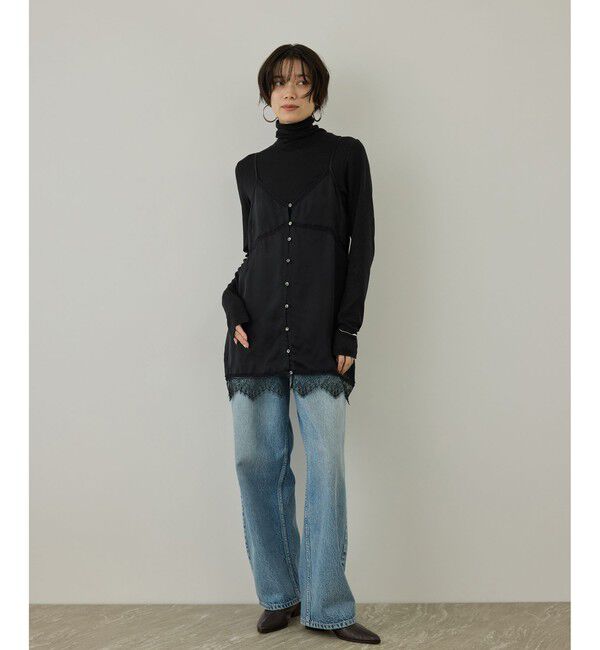 SALON adam et rope'「smile cotton タートルネックプルオーバー」|Tシャツ・カットソー|