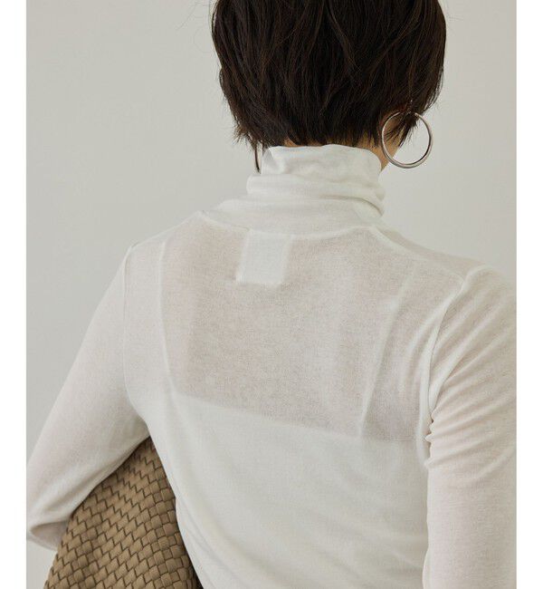 SALON adam et rope'「smile cotton タートルネックプルオーバー」|Tシャツ・カットソー|