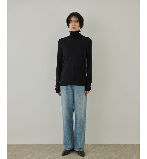 SALON adam et rope'「smile cotton タートルネックプルオーバー」|Tシャツ・カットソー|