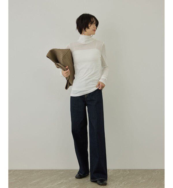 SALON adam et rope'「smile cotton タートルネックプルオーバー」|Tシャツ・カットソー|