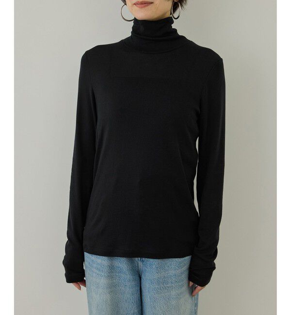 SALON adam et rope'「smile cotton タートルネックプルオーバー」|Tシャツ・カットソー|