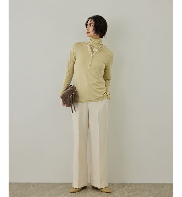 SALON adam et rope'「smile cotton タートルネックプルオーバー」|Tシャツ・カットソー|