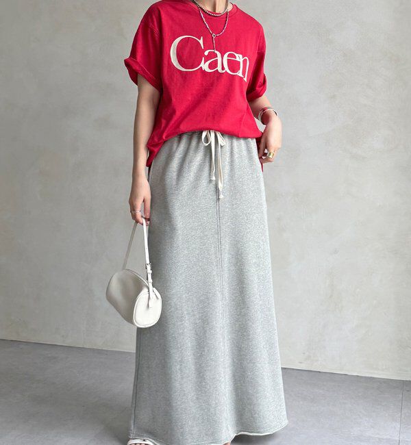  「【WEB限定】CaenクルーネックロゴTEE」|Tシャツ・カットソー|