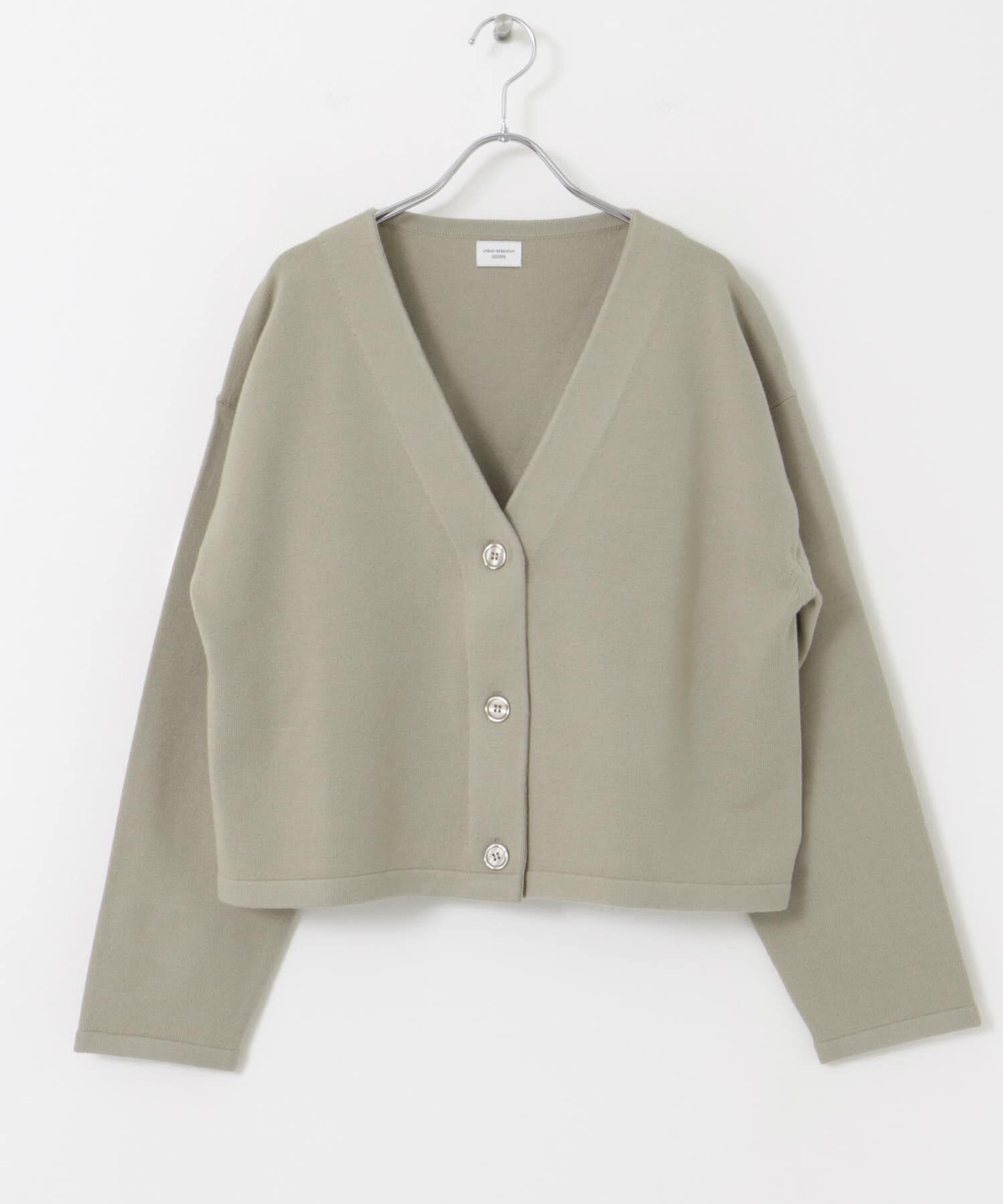 URBAN RESEARCH DOORS「『UR TECH 200日ニット』Vネックカーディガン」|カーディガン|