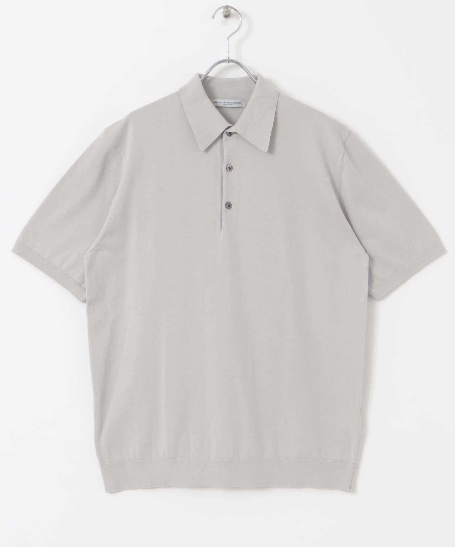 URBAN RESEARCH DOORS「『UR TECH ひやサラクール』『接触冷感/UVカット』 ニットポロシャツ」|シャツ・ブラウス|