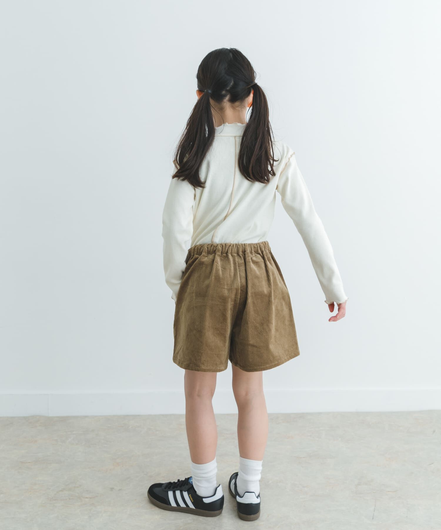 URBAN RESEARCH DOORS「『WEB/一部店舗限定サイズ』メローフリルリブハイネックTシャツ(KIDS)」|その他|
