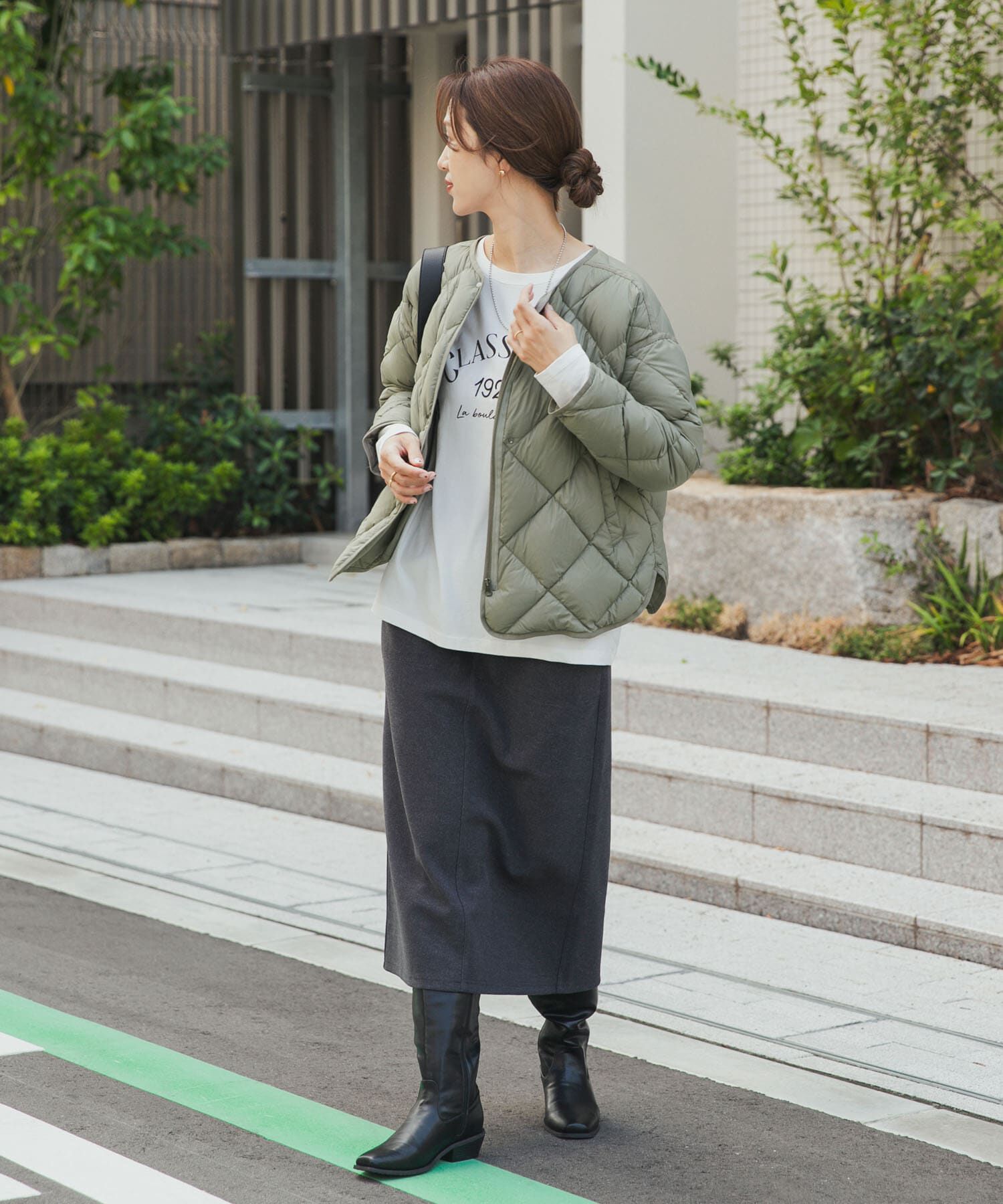 URBAN RESEARCH DOORS「ライトダウンキルトショートブルゾン」|ダウン|