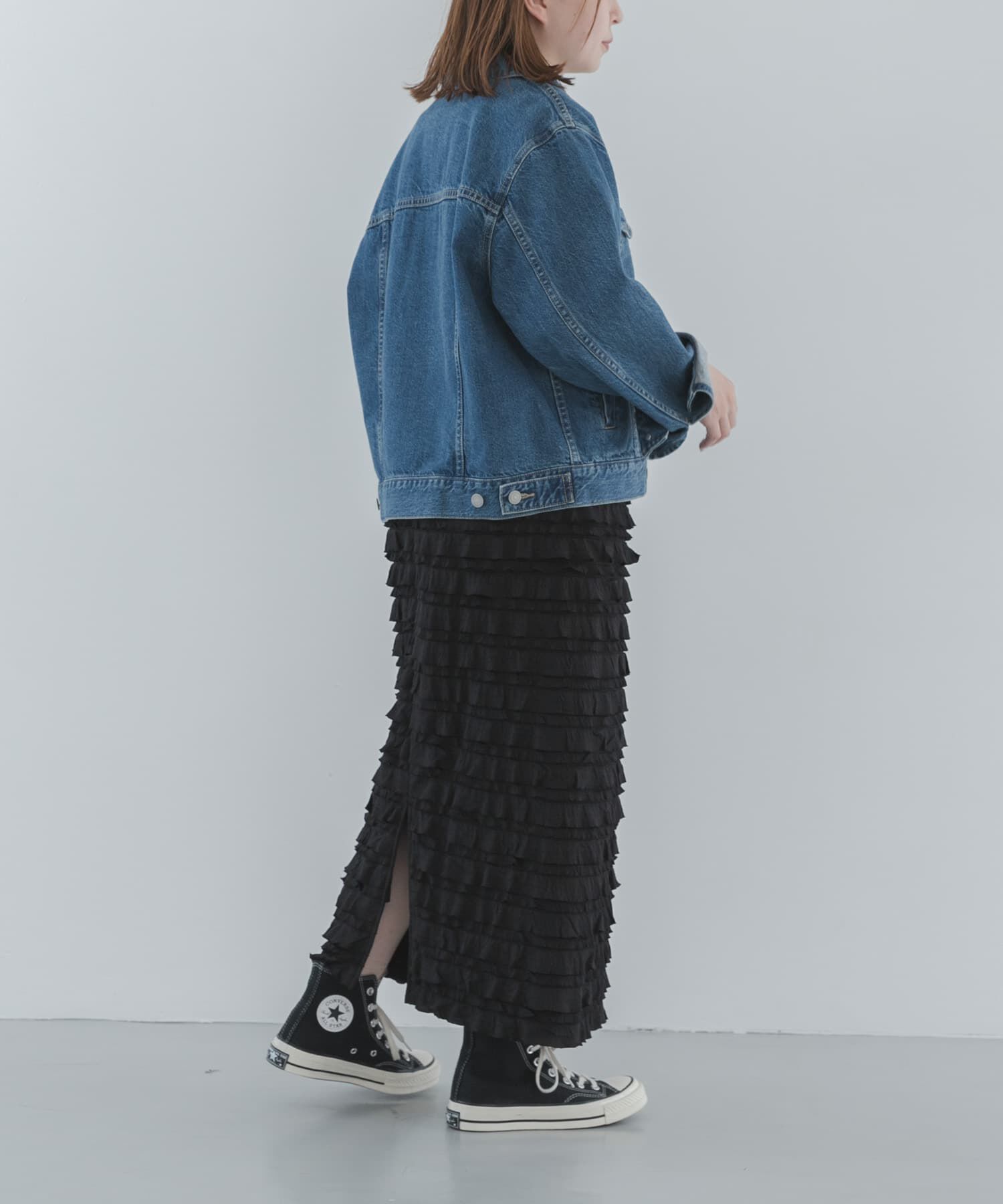 Sonny Label 「『一部WEB限定サイズ』カットフリルナロースカート」|スカート|