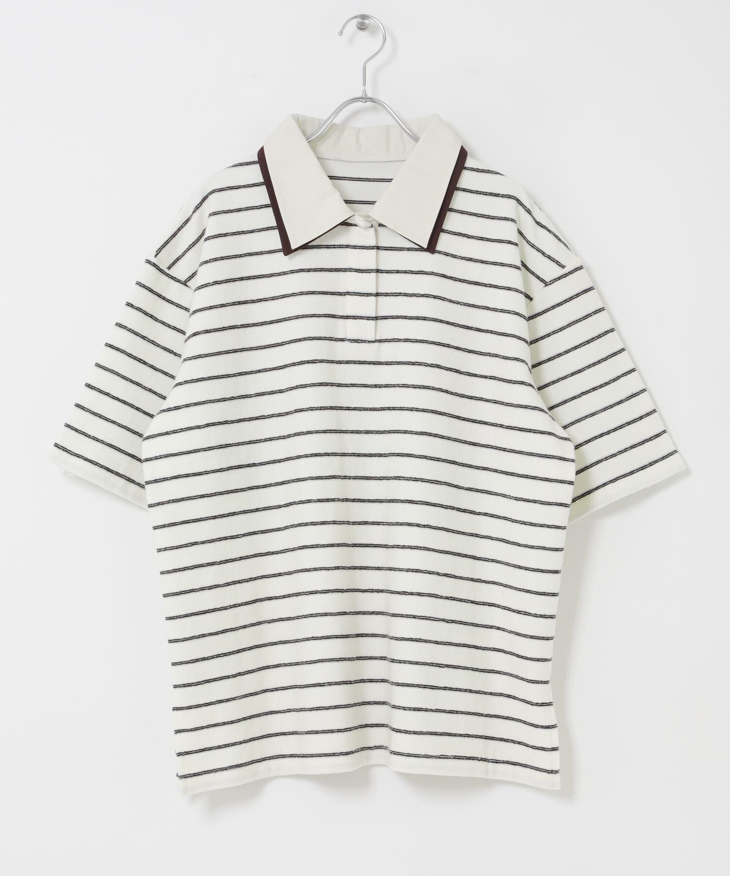  「パイルボーダーラガーTEE」|Tシャツ・カットソー|