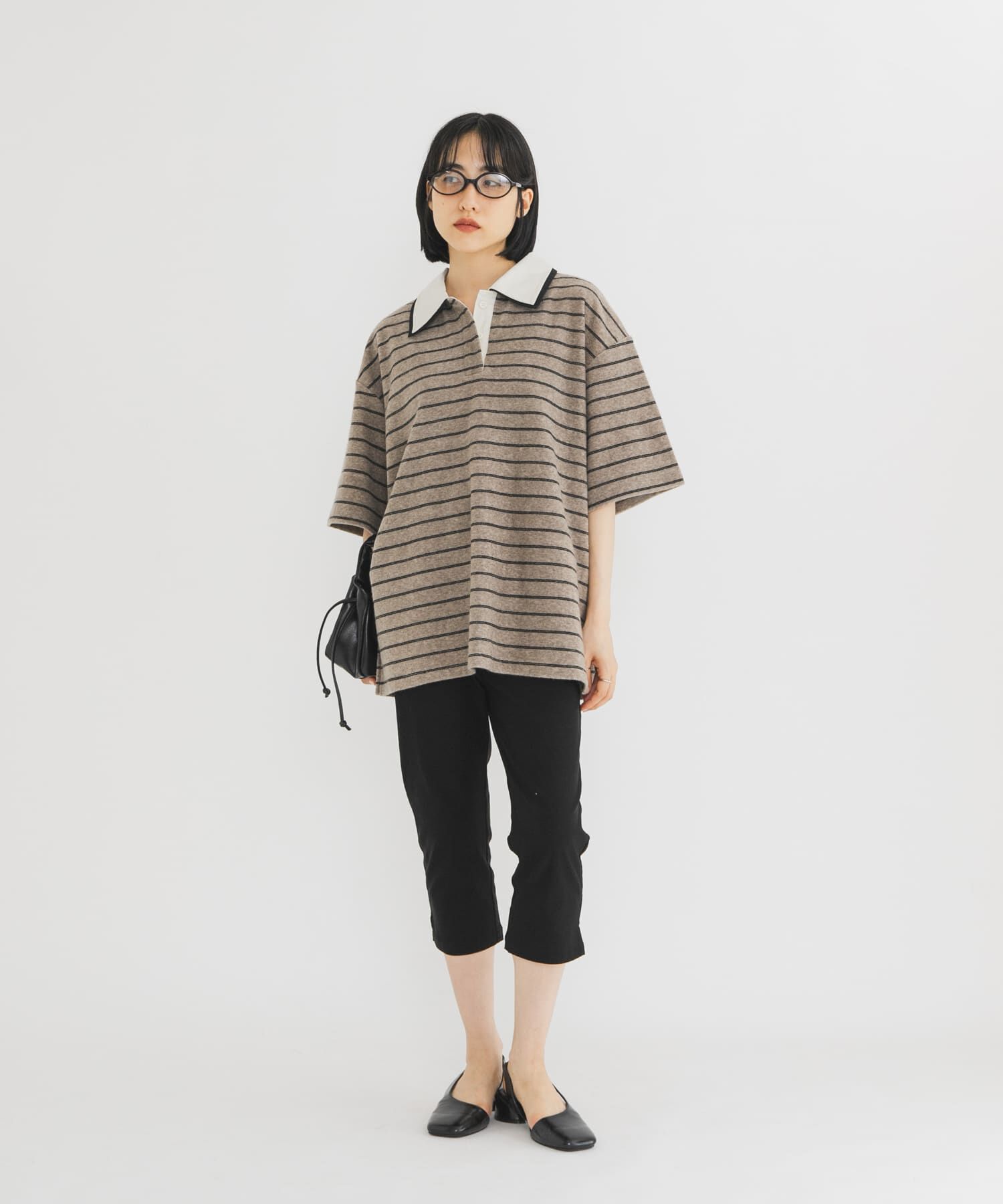  「パイルボーダーラガーTEE」|Tシャツ・カットソー|
