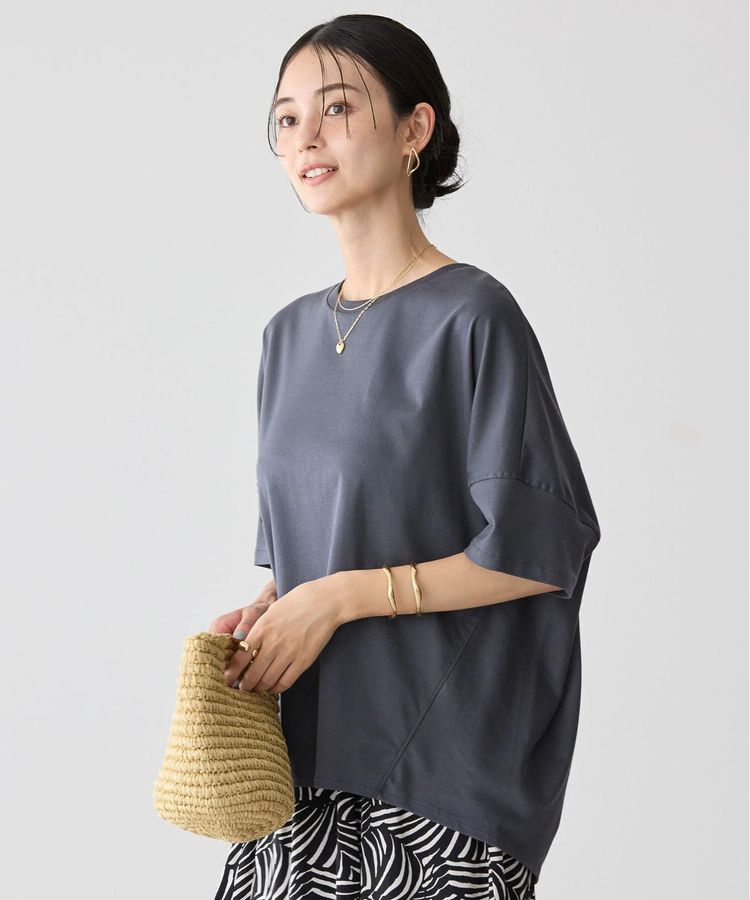 AMERICAN HOLIC「【WEB限定】UVカット+接触冷感 コクーンカットプルオーバー」|Tシャツ・カットソー|
