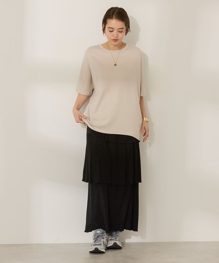 AMERICAN HOLIC「【WEB限定】UVカット+接触冷感 コクーンカットプルオーバー」|Tシャツ・カットソー|