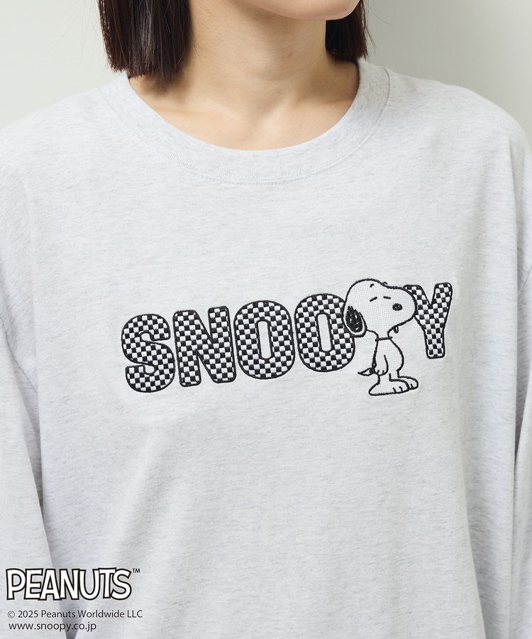 Green Parks「■PEANUTS クロスステッチロンTEE」|Tシャツ・カットソー|