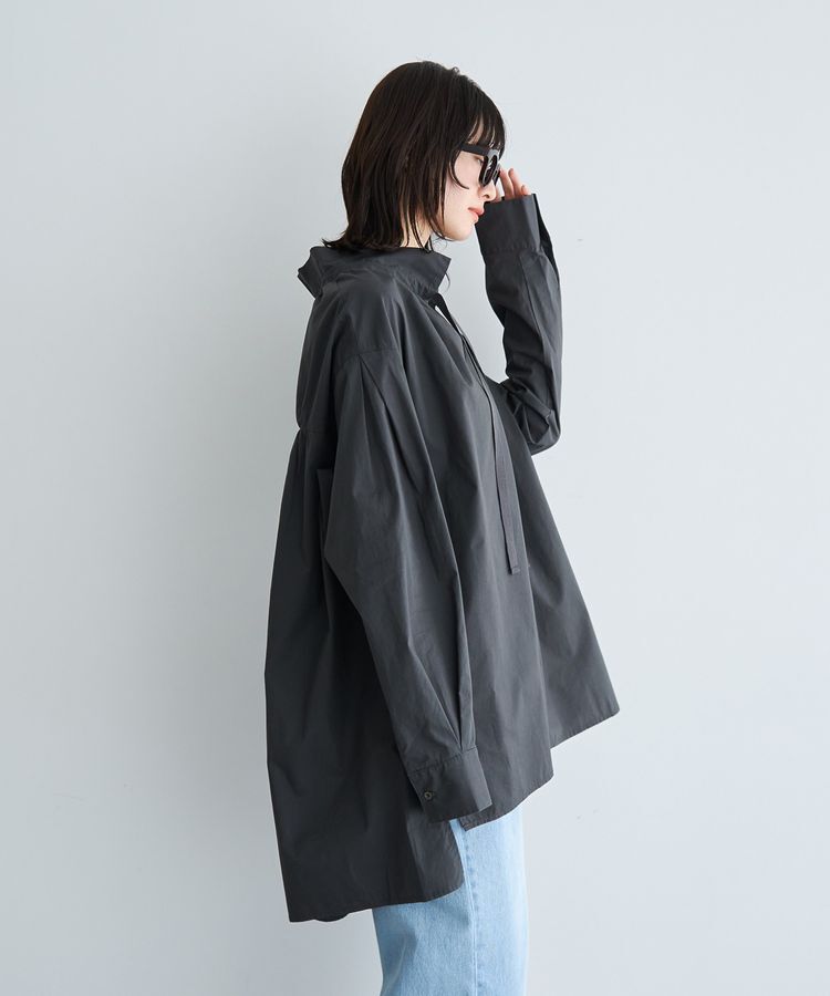 YECCA VECCA「タイプライタースキッパーオーバーシャツ」|シャツ・ブラウス|