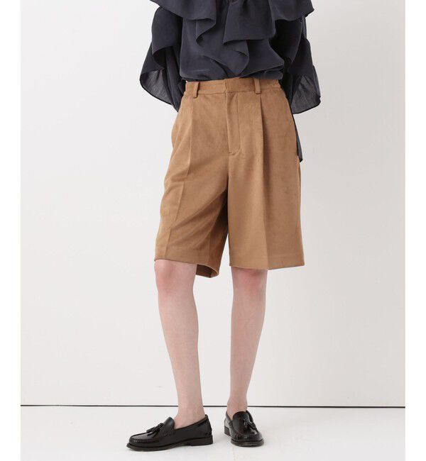 allureville/フェイクスェードショートパンツ