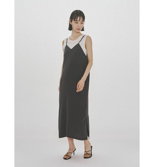MIDIUMISOLID「MIDIUMISOLID for Ladies 2WAYキャミソールワンピース」|ワンピース|