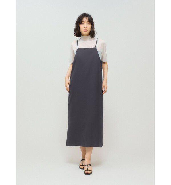 MIDIUMISOLID「MIDIUMISOLID for Ladies 2WAYキャミソールワンピース」|ワンピース|