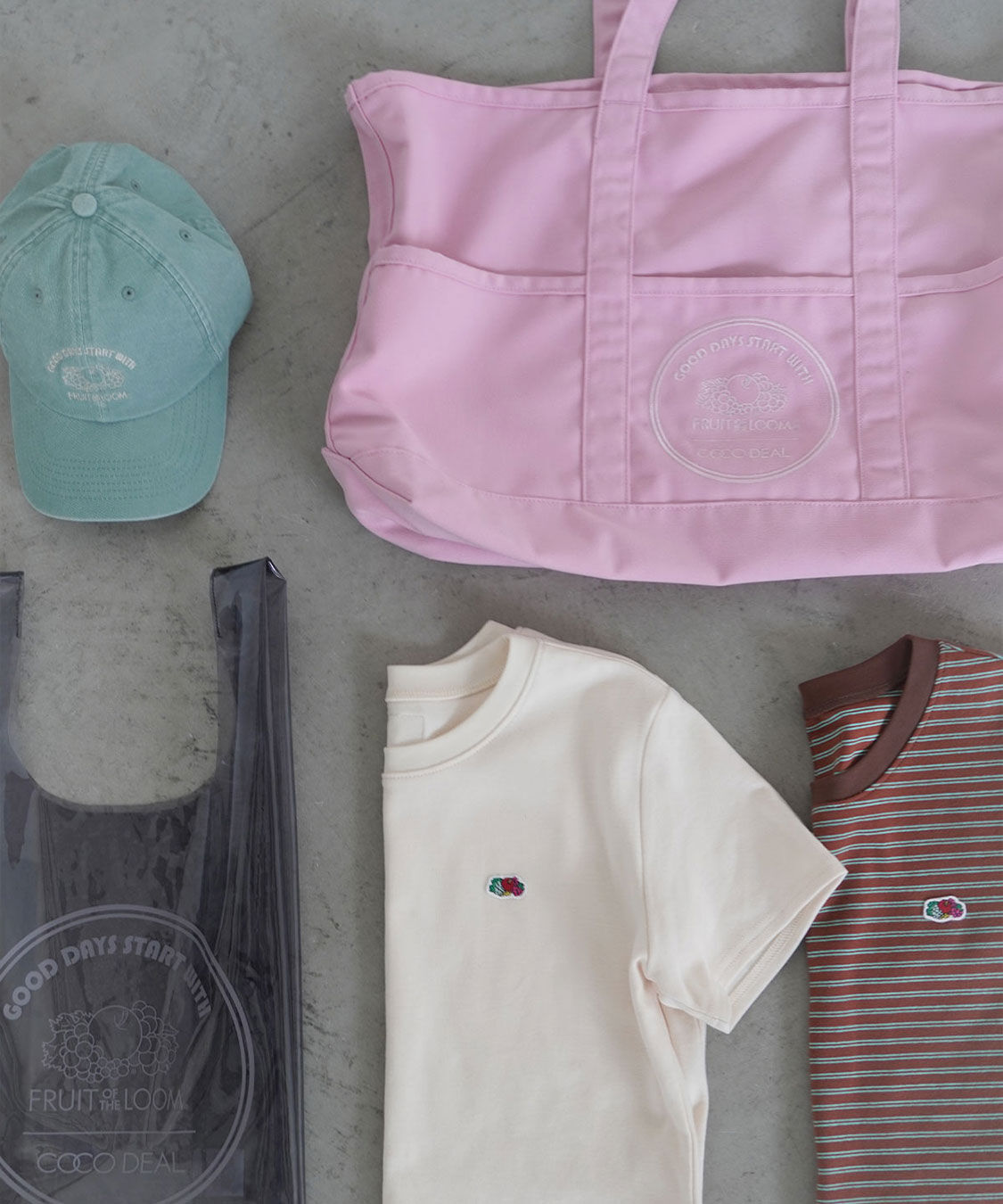 COCO DEAL「《COCO DEAL/FRUIT OF THE LOOM》ビッグトートバッグ」|トートバッグ|