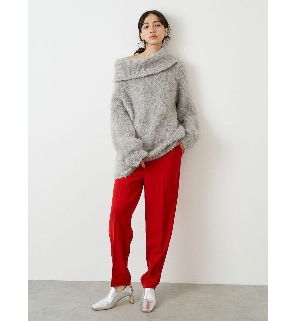 ELENDEEK「SHAGGY KNIT OFF SHOULDER」|ニット・セーター|