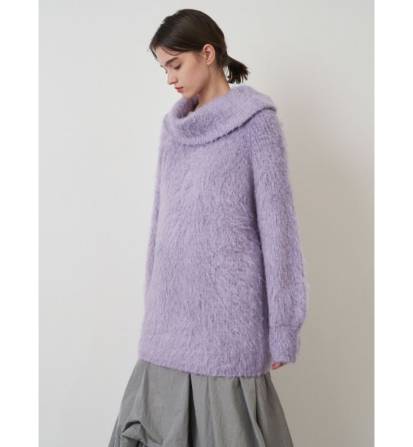 ELENDEEK「SHAGGY KNIT OFF SHOULDER」|ニット・セーター|