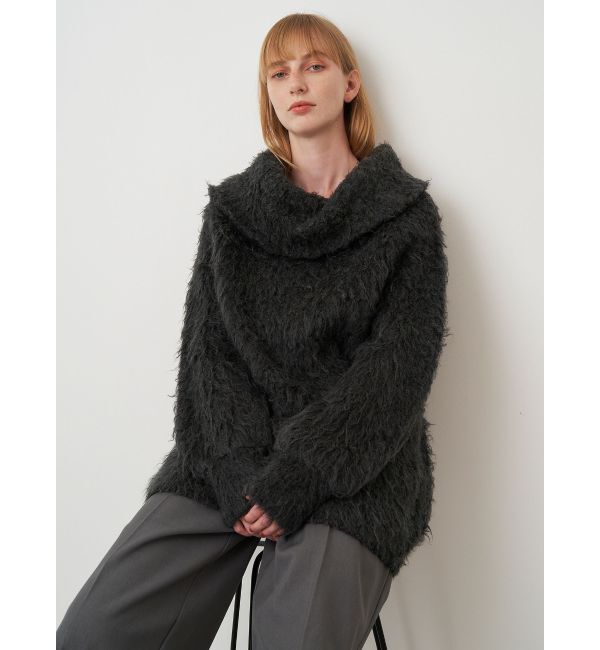 ELENDEEK「SHAGGY KNIT OFF SHOULDER」|ニット・セーター|