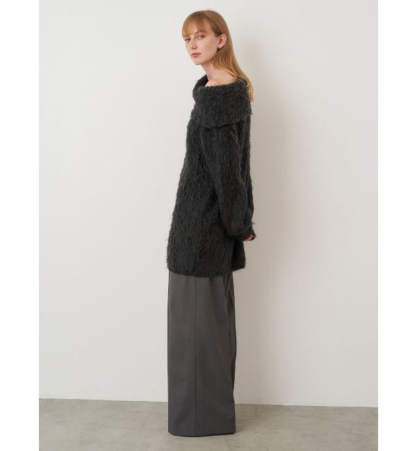 ELENDEEK「SHAGGY KNIT OFF SHOULDER」|ニット・セーター|