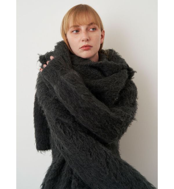 ELENDEEK「SHAGGY KNIT OFF SHOULDER」|ニット・セーター|