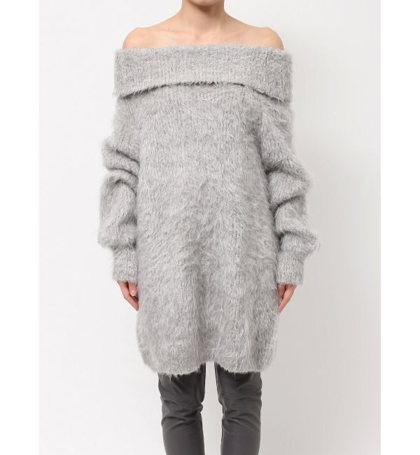 ELENDEEK「SHAGGY KNIT OFF SHOULDER」|ニット・セーター|