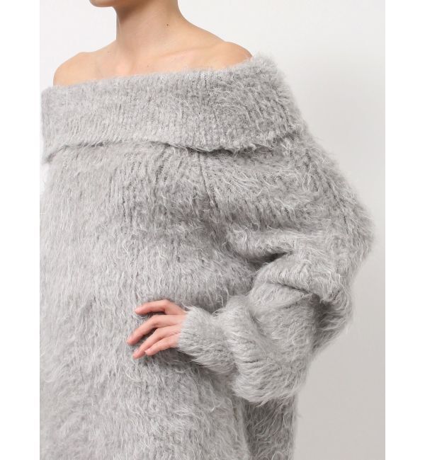 ELENDEEK「SHAGGY KNIT OFF SHOULDER」|ニット・セーター|