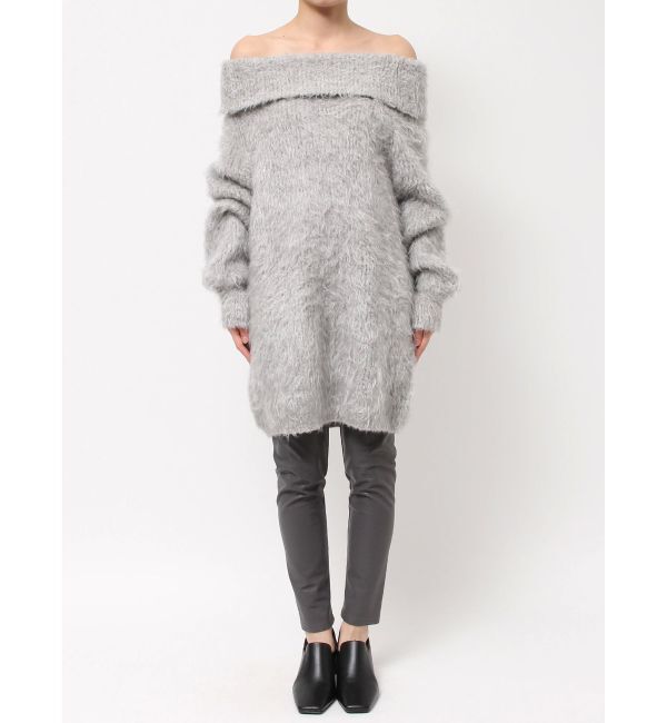 ELENDEEK「SHAGGY KNIT OFF SHOULDER」|ニット・セーター|