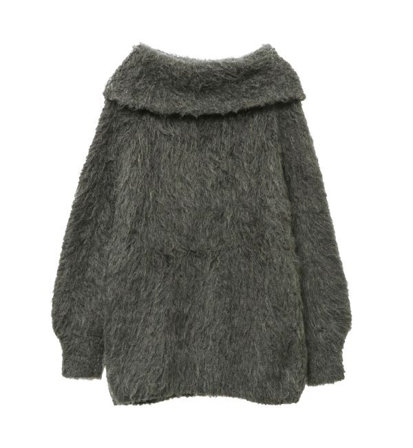 ELENDEEK「SHAGGY KNIT OFF SHOULDER」|ニット・セーター|