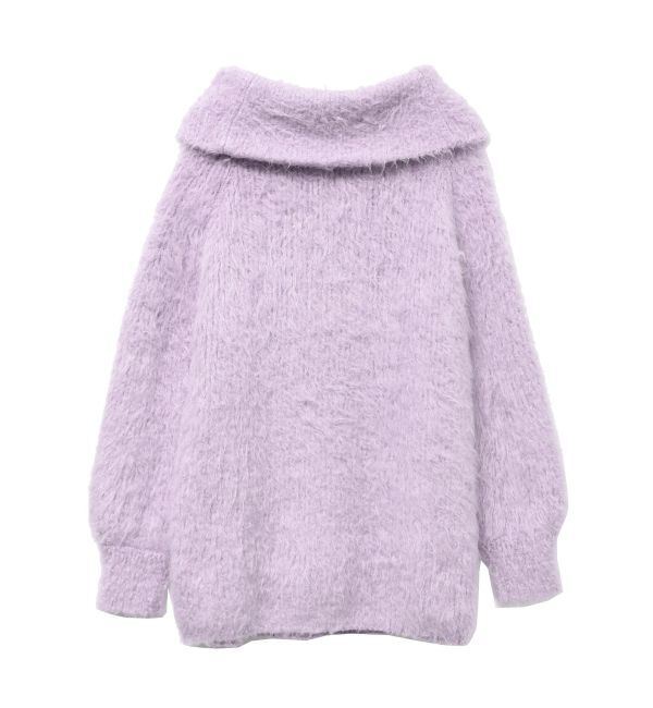 ELENDEEK「SHAGGY KNIT OFF SHOULDER」|ニット・セーター|