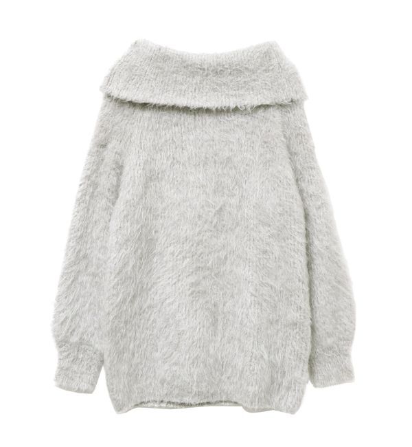 ELENDEEK「SHAGGY KNIT OFF SHOULDER」|ニット・セーター|