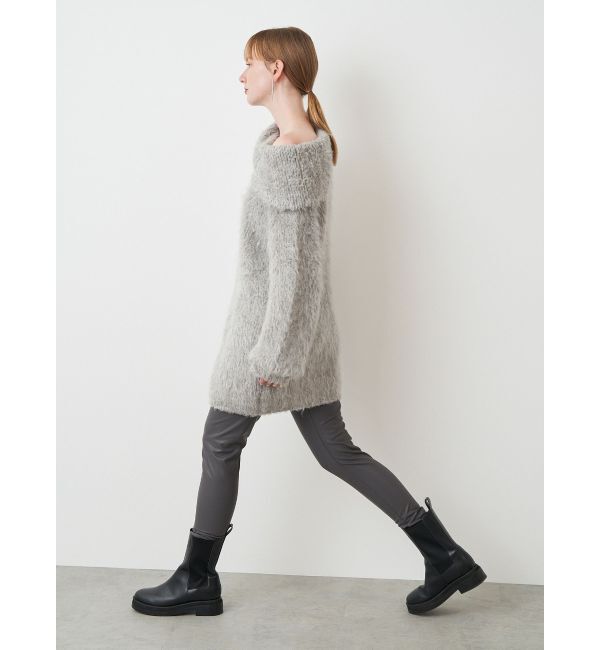 ELENDEEK「SHAGGY KNIT OFF SHOULDER」|ニット・セーター|