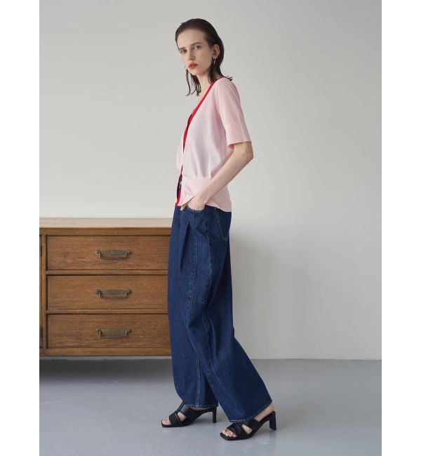 ELENDEEK「COLOR LAYERED HALF SLEEVES KT」|ニット・セーター|