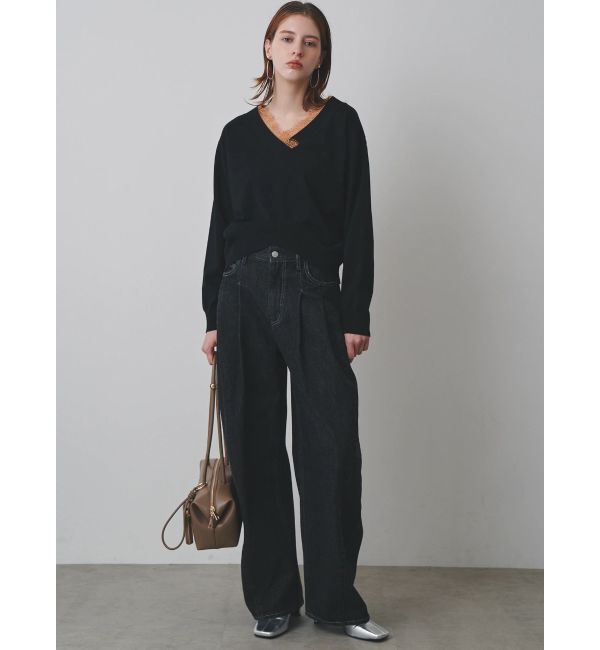 ELENDEEK「LACE TRIMMING KT TOP」|ニット・セーター|