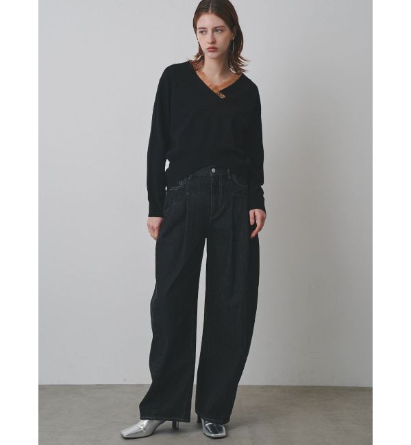 ELENDEEK「LACE TRIMMING KT TOP」|ニット・セーター|