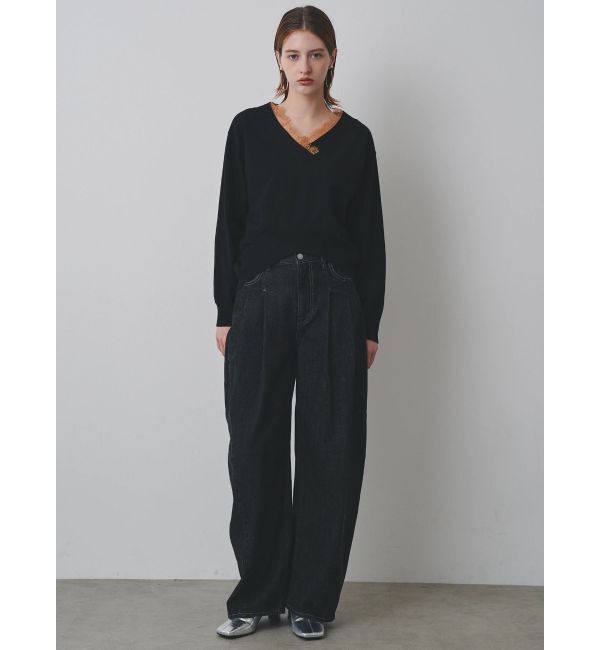 ELENDEEK「LACE TRIMMING KT TOP」|ニット・セーター|