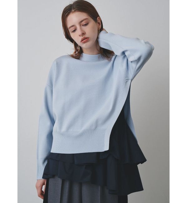 ELENDEEK「CAMI SET SIDE SLIT KT」|ニット・セーター|アイスブルー