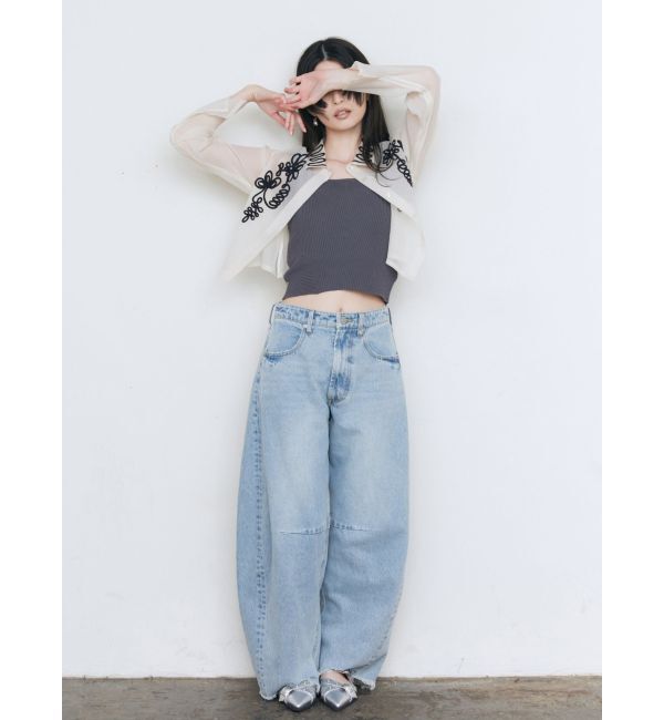 MURUA「コクーンワイドデニム」|デニム|