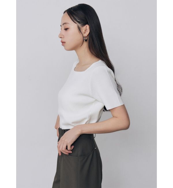 MURUA「デコルテオープンハーフニット【2WAY】【接触冷感】【近赤外線カット】」|ニット・セーター|