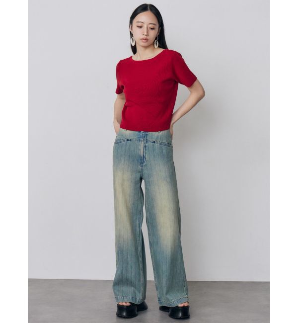 MURUA「デコルテオープンハーフニット【2WAY】【接触冷感】【近赤外線カット】」|ニット・セーター|