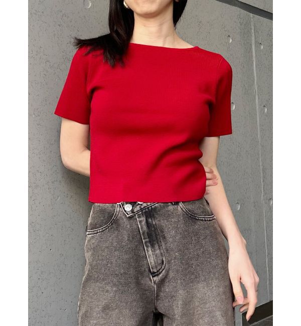 MURUA「デコルテオープンハーフニット【2WAY】【接触冷感】【近赤外線カット】」|ニット・セーター|