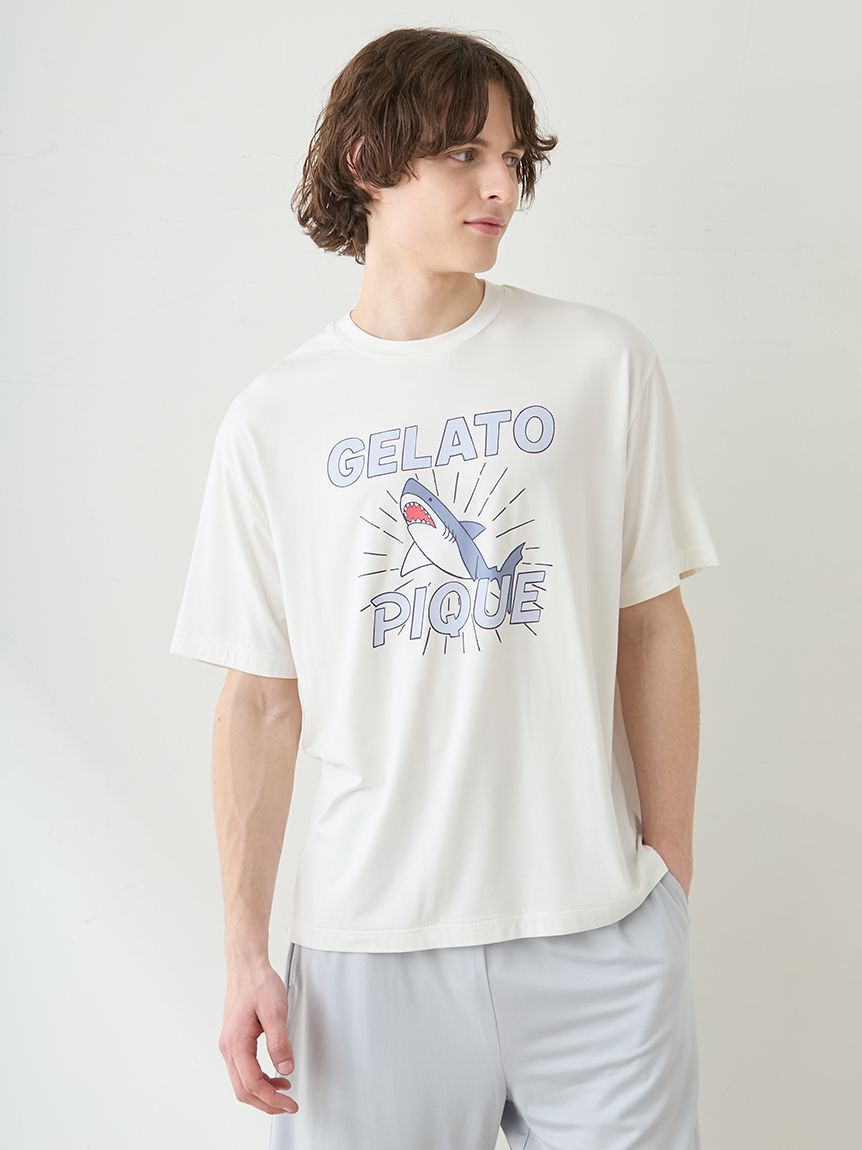 GELATO PIQUE HOMME「【HOMME】【接触冷感】レーヨンシャークTシャツ」|ルームウェア|